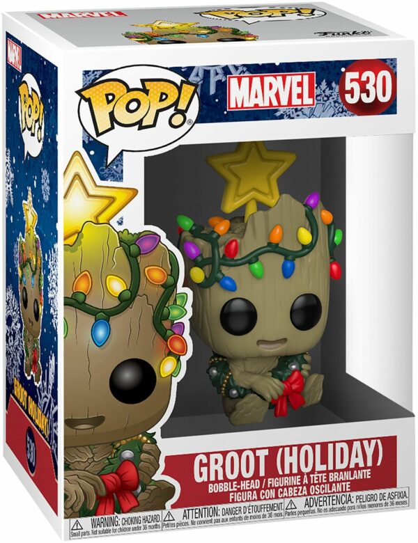 FUNKO UK Marvel Holiday Pop! Vinyl Figur Groot Tannenbaum Vinyl Figur, Mehrfarbig
