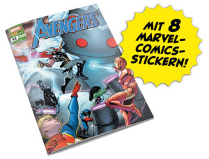 Avengers 14 mit 8 Stickern zum Stickeralbum aus Spider-Man 14