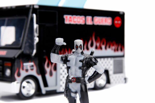 Deadpool Diecast Modell 1/24 Deadpool Taco Truck mit Figur X-Force Ver. – Bild 4