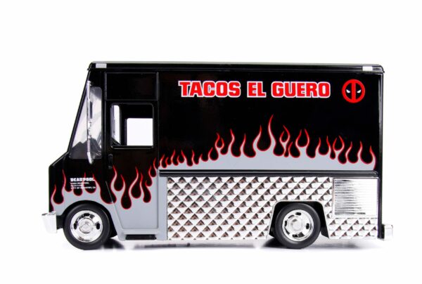 Deadpool Diecast Modell 1/24 Deadpool Taco Truck mit Figur X-Force Ver. – Bild 5