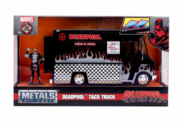 Deadpool Diecast Modell 1/24 Deadpool Taco Truck mit Figur X-Force Ver. – Bild 10