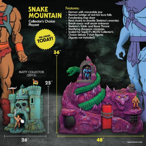 Masters of the Universe Collectors Choice Spielset Snake Mountain – Bild 14