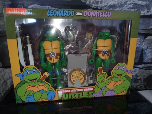 Teenage Mutant Ninja Turtles Actionfiguren Doppelpack Leonardo & Donatello 18 cm