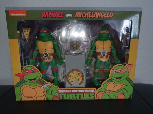 Teenage Mutant Ninja Turtles Actionfiguren Doppelpack Michelangelo & Raphael 18 cm