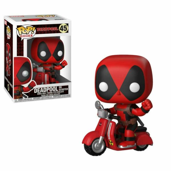 Deadpool POP! Rides Vinyl Figur Deadpool & Scooter 9 cm