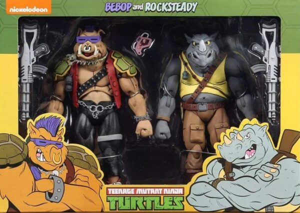Teenage Mutant Ninja Turtles Actionfiguren Doppelpack Rocksteady & Bebop 18 cm