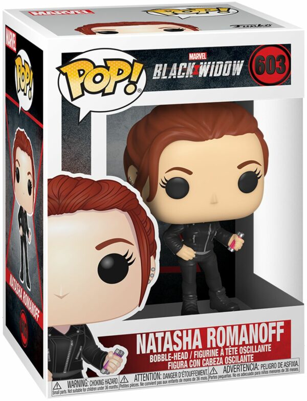 Black Widow POP! Marvel Vinyl Figur Black Widow (Street) 9 cm