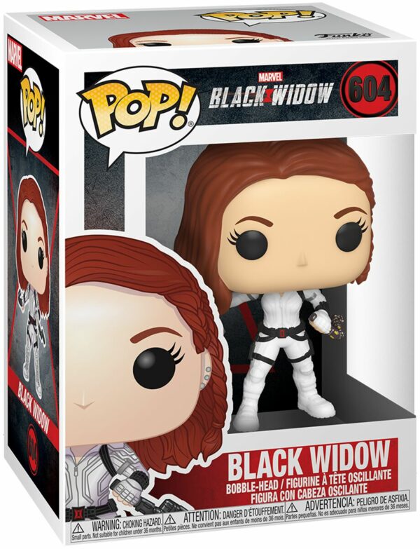 Black Widow POP! Marvel Vinyl Figur Black Widow (White Suit) 9 cm