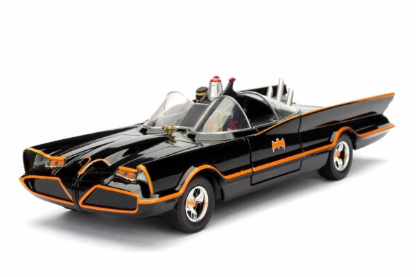 Batman Build N' Collect Diecast Kit 1/24 1966 Classic TV Series Batmobil mit Figuren – Bild 6