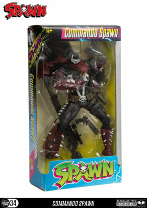 Spawn Color Tops Actionfigur Commando Spawn 18 cm in nummerierter Fensterbox