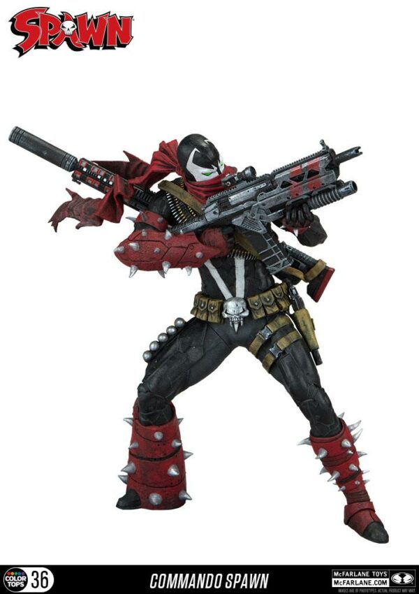 Spawn Color Tops Actionfigur Commando Spawn 18 cm in nummerierter Fensterbox – Bild 2