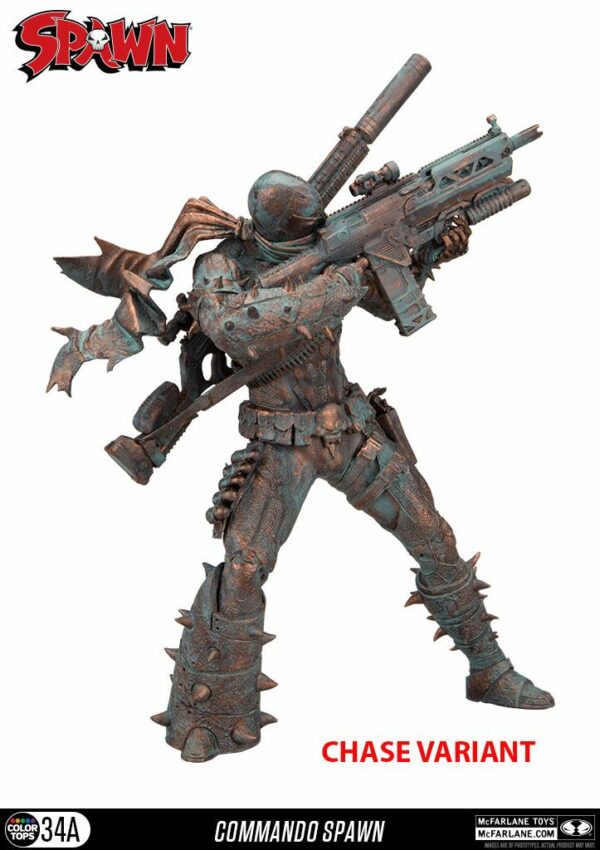 Spawn Color Tops Actionfigur Commando Spawn 18 cm in nummerierter Fensterbox – Bild 4