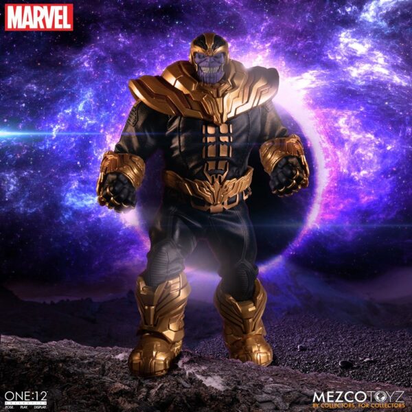 Marvel Universe Actionfigur mit Leuchtfunktion 1/12 Thanos 21 cm – Bild 4