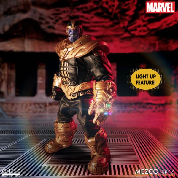 Marvel Universe Actionfigur mit Leuchtfunktion 1/12 Thanos 21 cm – Bild 7