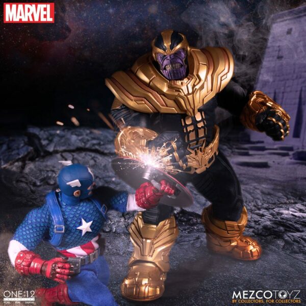 Marvel Universe Actionfigur mit Leuchtfunktion 1/12 Thanos 21 cm – Bild 9