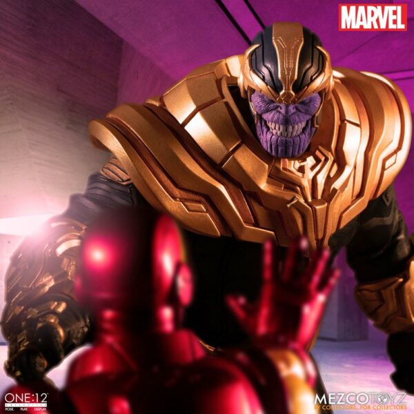 Marvel Universe Actionfigur mit Leuchtfunktion 1/12 Thanos 21 cm – Bild 11