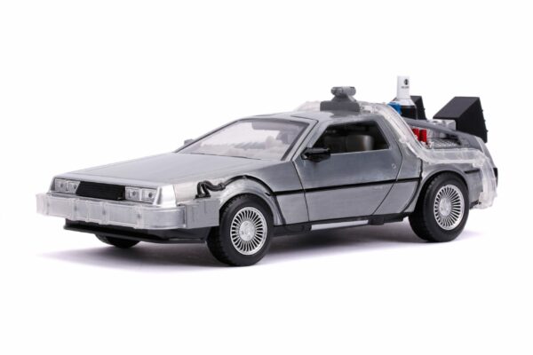 Zurück in die Zukunft II Hollywood Rides Diecast Modell 1/24 DeLorean Time Machine – Bild 2
