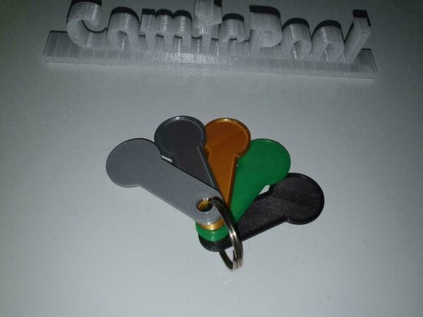 abziehbarer Einkaufswagenchip/Einkaufswagenlöser Chip 3D-Druck