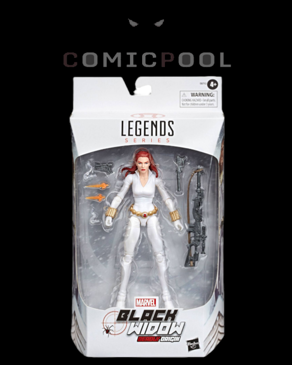 Marvel Legends Series Actionfigur Black Widow White Suit Deadly Origin 15 cm