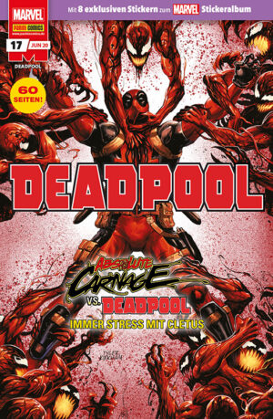 Deadpool 17 mit 8 Stickern