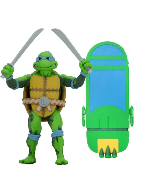 Teenage Mutant Ninja Turtles: Turtles in Time Actionfigur Serie 1 Leonardo 18 cm – Bild 2