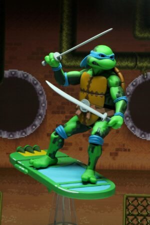 Teenage Mutant Ninja Turtles: Turtles in Time Actionfigur Serie 1 Leonardo 18 cm