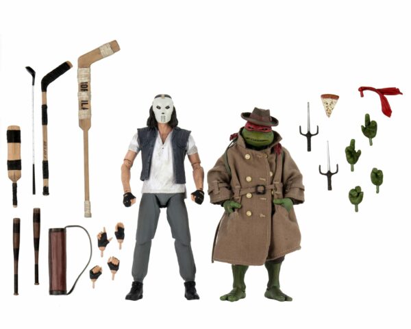 Teenage Mutant Ninja Turtles Actionfiguren Doppelpack Casey Jones & Raphael in Disguise 18 cm – Bild 2