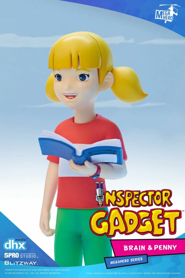 Inspector Gadget Mega Hero Actionfiguren Doppelpack 1/12 Brain & Penny 11 cm – Bild 3