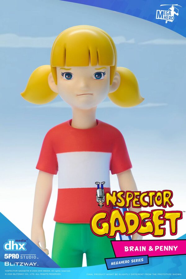 Inspector Gadget Mega Hero Actionfiguren Doppelpack 1/12 Brain & Penny 11 cm – Bild 4