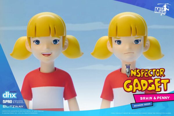 Inspector Gadget Mega Hero Actionfiguren Doppelpack 1/12 Brain & Penny 11 cm – Bild 5