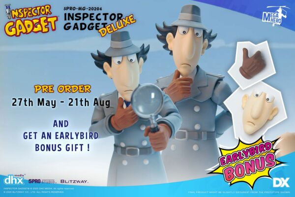 Inspector Gadget Mega Hero Actionfiguren 1/12 Inspector Gadget Deluxe Version 17 cm – Bild 2