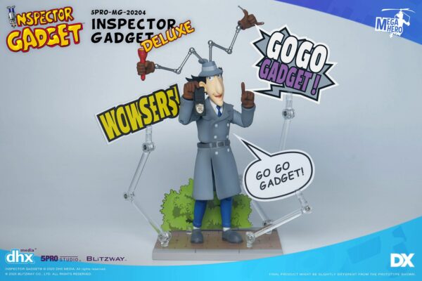 Inspector Gadget Mega Hero Actionfiguren 1/12 Inspector Gadget Deluxe Version 17 cm – Bild 3