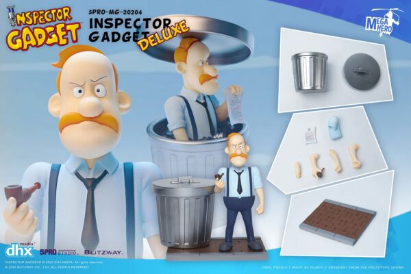 Inspector Gadget Mega Hero Actionfiguren 1/12 Inspector Gadget Deluxe Version 17 cm – Bild 8