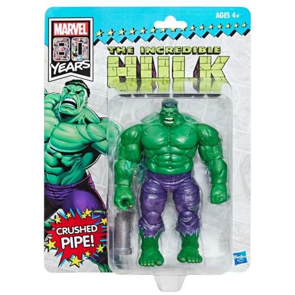 Marvel Legends 80th Anniversary Actionfigur Retro Hulk SDCC 2019 Exclusive 15 cm