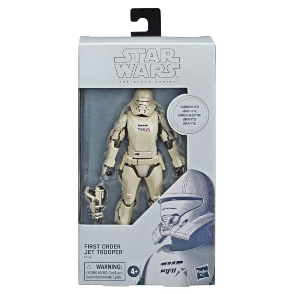 Star Wars Episode IX Black Series Carbonized Actionfigur First Order Jet Trooper 15 cm