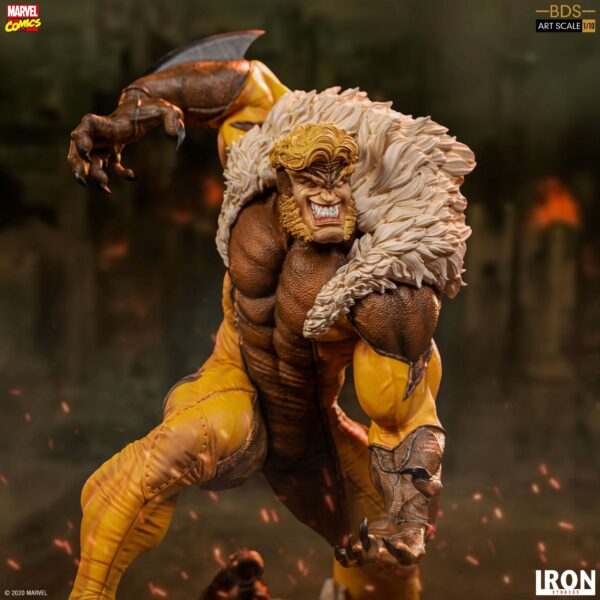 Marvel Comics BDS Art Scale Statue 1/10 Sabretooth 21 cm – Bild 2