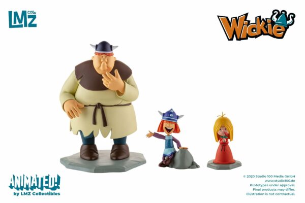 Wickie und die starken Männer Statuen Wickie, Ylvi & Faxe 7 - 16 cm