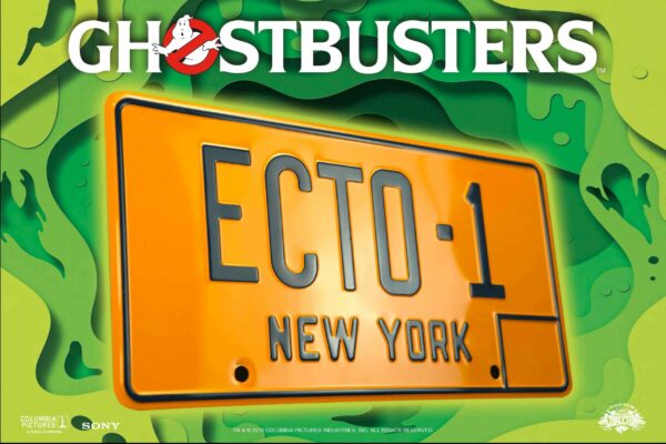 Ghostbusters Replik 1/1 ECTO-1 Nummernschild – Bild 4