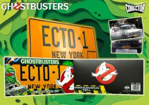 Ghostbusters Replik 1/1 ECTO-1 Nummernschild