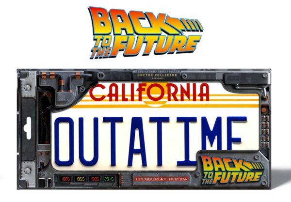 Zurück in die Zukunft Replik 1/1 ´Outatime´ DeLorean Nummernschild – Bild 3
