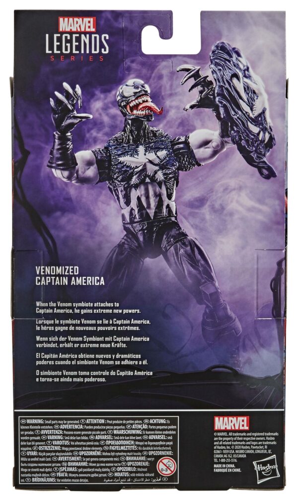 Spider-Man: Maximum Venom Marvel Legends Series Actionfigur Venomized Captain America 15 cm – Bild 3