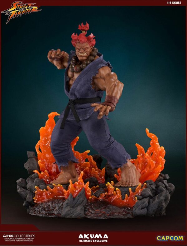 Street Fighter Mixed Media Statue 1/4 Akuma Ultimate Exclusive 58 cm – Bild 4