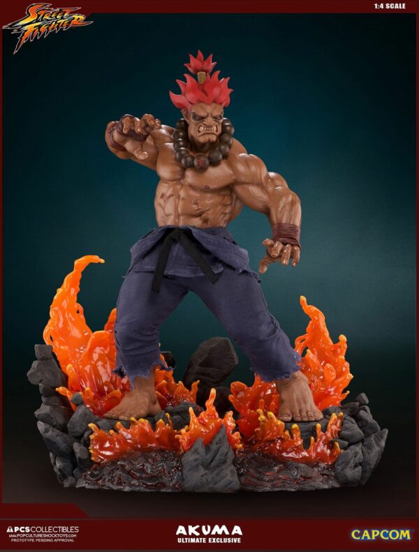 Street Fighter Mixed Media Statue 1/4 Akuma Ultimate Exclusive 58 cm – Bild 6