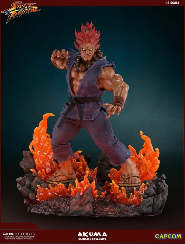 Street Fighter Mixed Media Statue 1/4 Akuma Ultimate Exclusive 58 cm – Bild 8