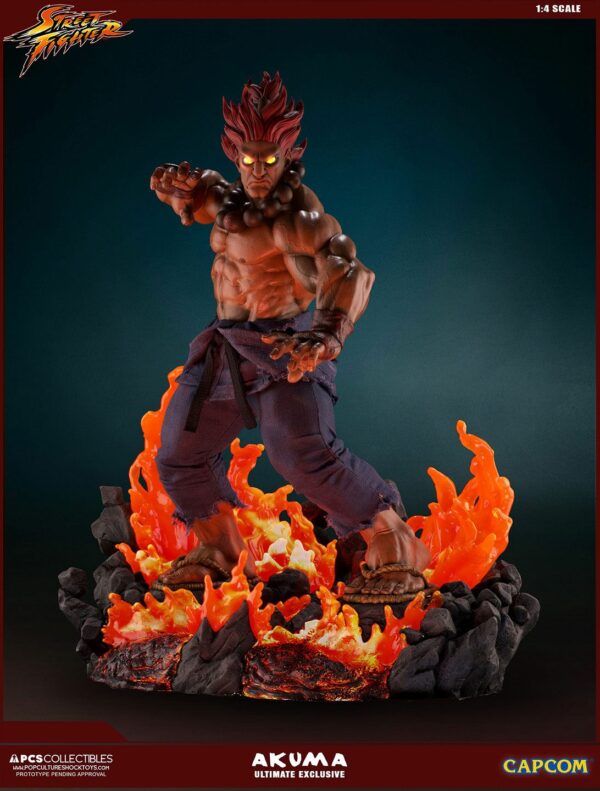 Street Fighter Mixed Media Statue 1/4 Akuma Ultimate Exclusive 58 cm – Bild 10