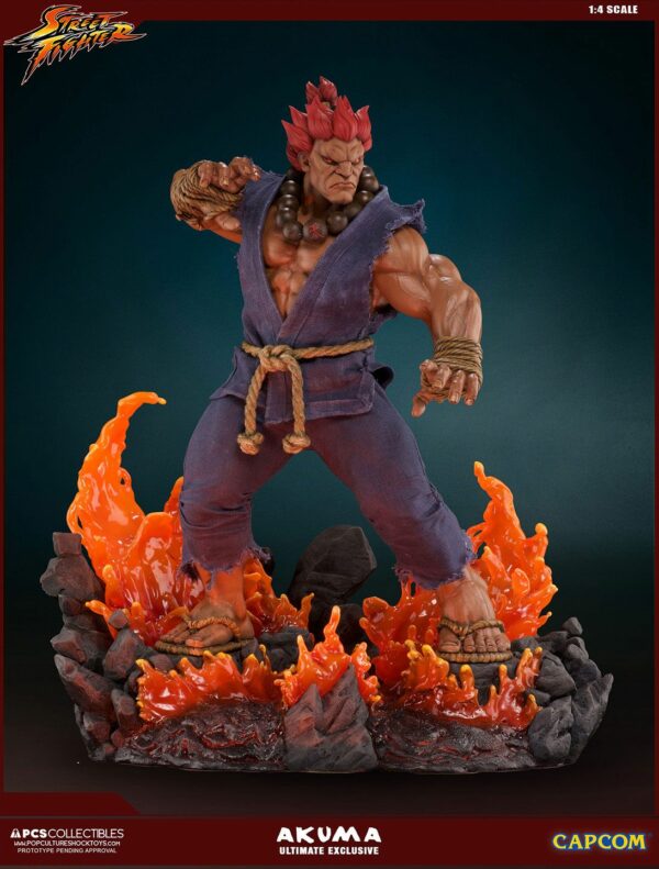 Street Fighter Mixed Media Statue 1/4 Akuma Ultimate Exclusive 58 cm – Bild 12