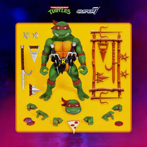 Teenage Mutant Ninja Turtles Ultimates Wave 1 Actionfigur Raphael 18 cm – Bild 3
