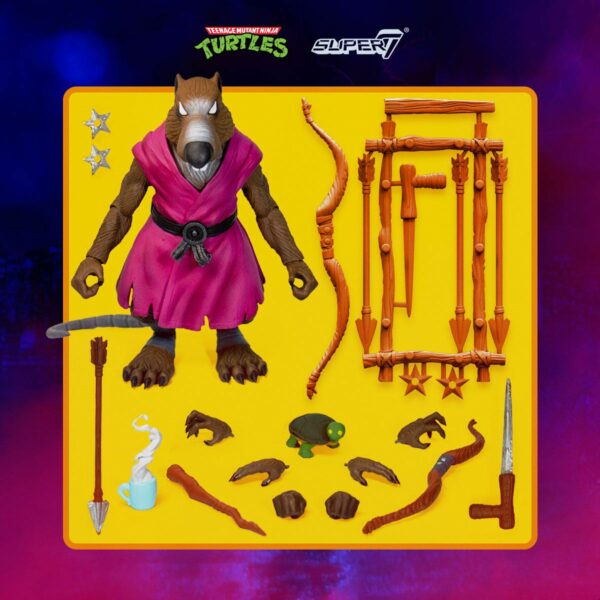 Teenage Mutant Ninja Turtles Ultimates Wave 1 Actionfigur Splinter 18 cm – Bild 3