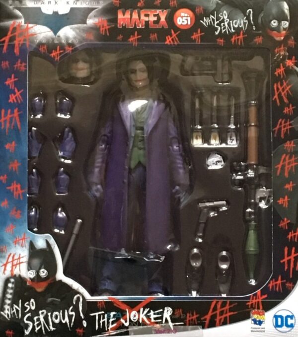 The Dark Knight MAF EX Actionfigur Joker Ver. 2.0 16 cm