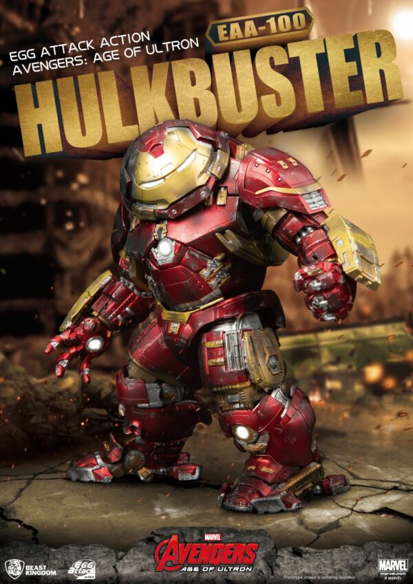 Avengers Age of Ultron Egg Attack Actionfigur Hulkbuster 21 cm – Bild 8
